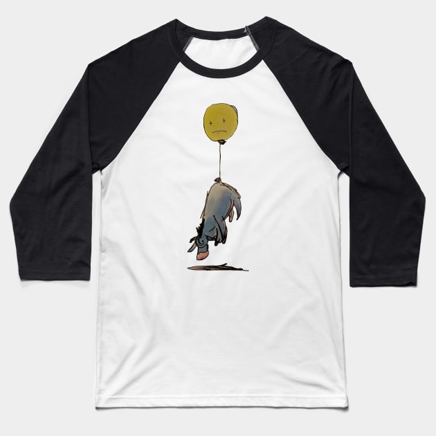 Eeyore's Mood Balloon Baseball T-Shirt by t-shirts for people who wear t-shirts